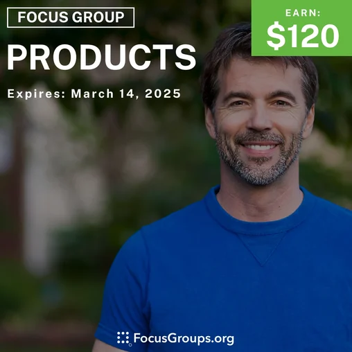 Focus Group for Men on Products