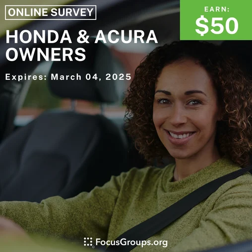 Research Study for Honda & Acura Owners