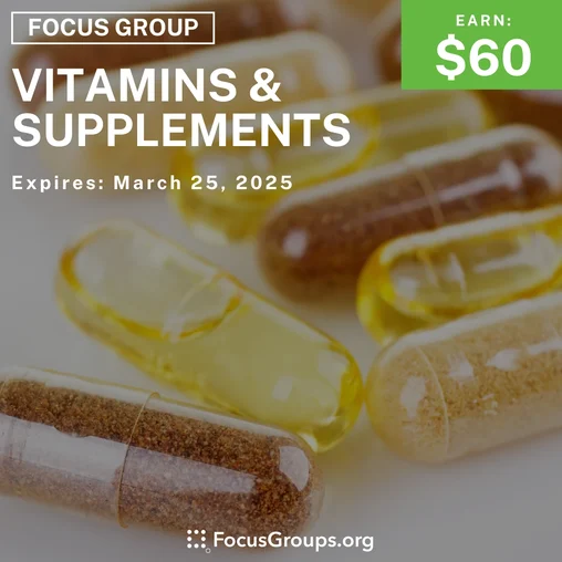 Focus Group on Vitamins & Supplements