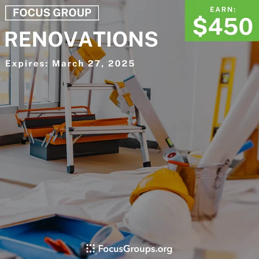 Focus Group in NYC on Renovations