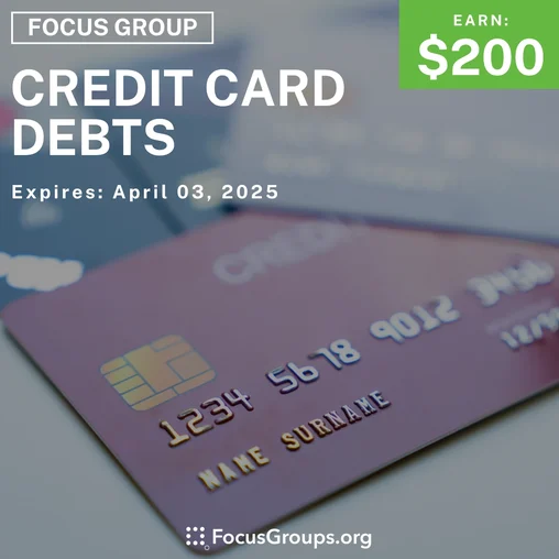 Focus Group on Credit Card Debts