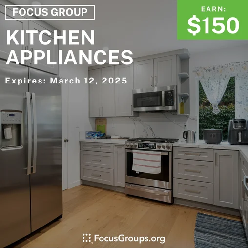 Focus Group in LA on Kitchen Appliances