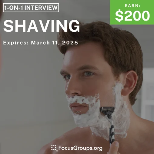 Research Study for Men in Cincinnati on Shaving