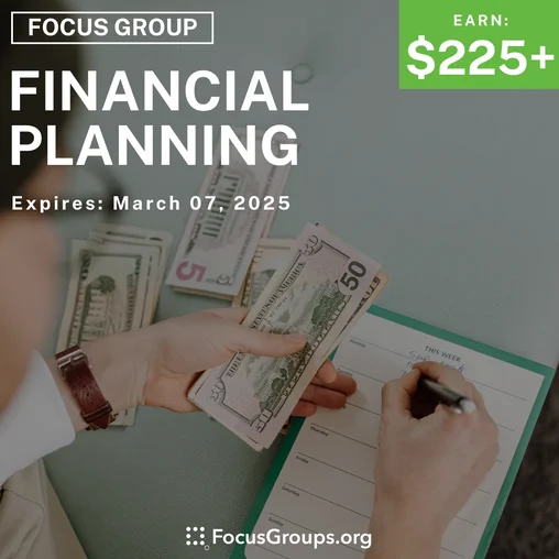 Focus Group in Houston on Financial Planning