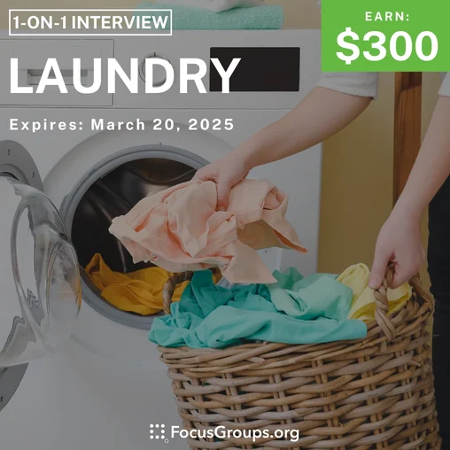 Research Study in New Jersey on Laundry