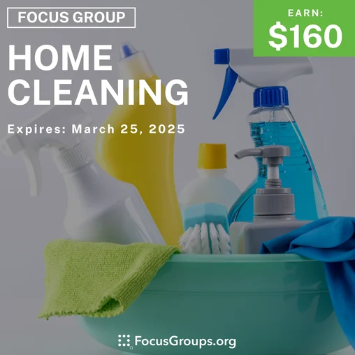 Focus Group for Moms in Kansas City on Home Cleaning