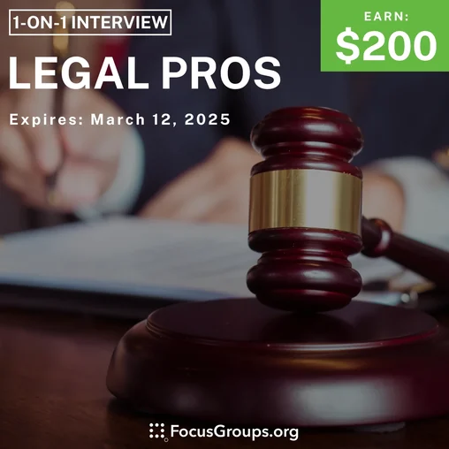 Research Study for Legal Professionals