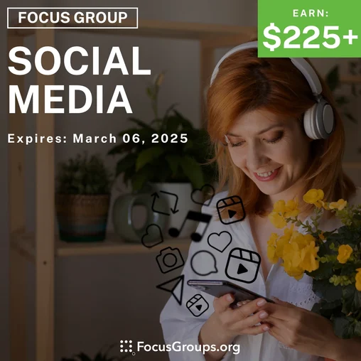 Focus Group in NYC on Social Media