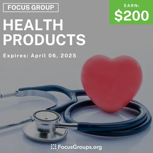 Focus Group in Sunnyvale on Health Products