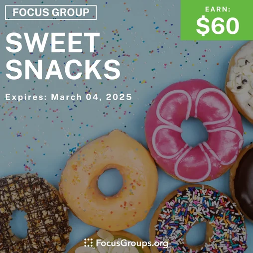 Focus Group on Sweet Snacks