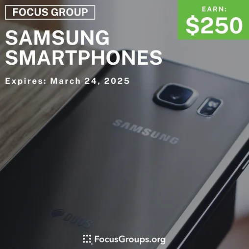 Focus Group in NYC on Samsung Smartphones