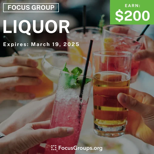 Focus Group in NYC & LA on Liquor