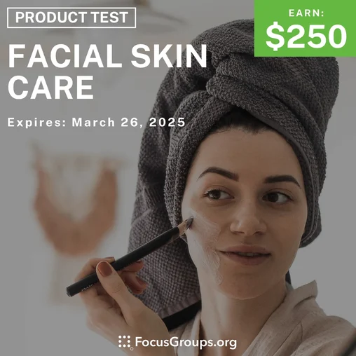 Product Test for Women on Facial Skin Care