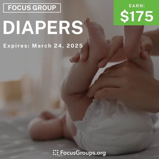 Focus Group for Moms on Diapers