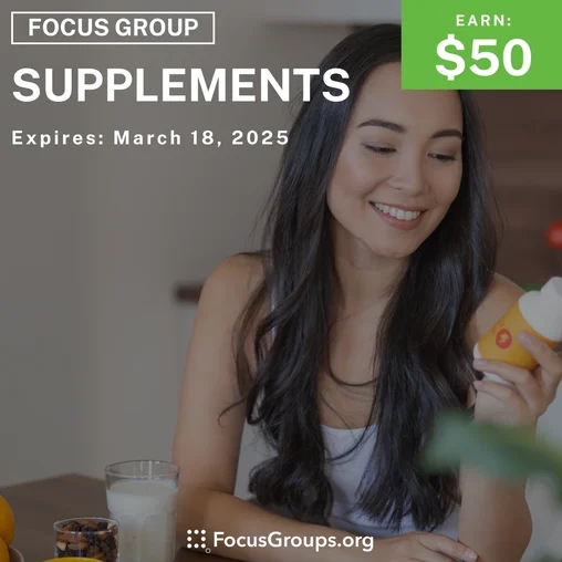 Focus Group on Supplements