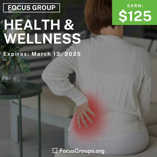 Focus Group in Chicago on Health & Wellness