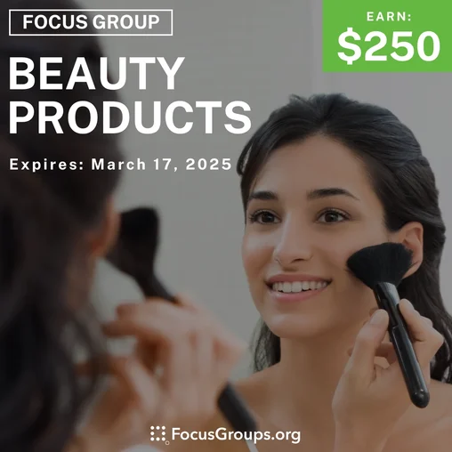 Focus Group on Beauty Products