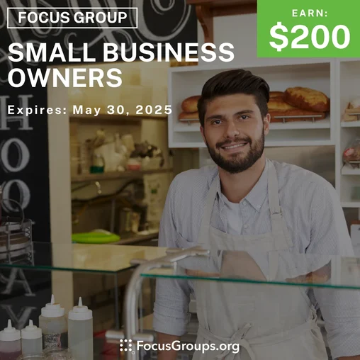 Focus Group for Male Small Business Owners