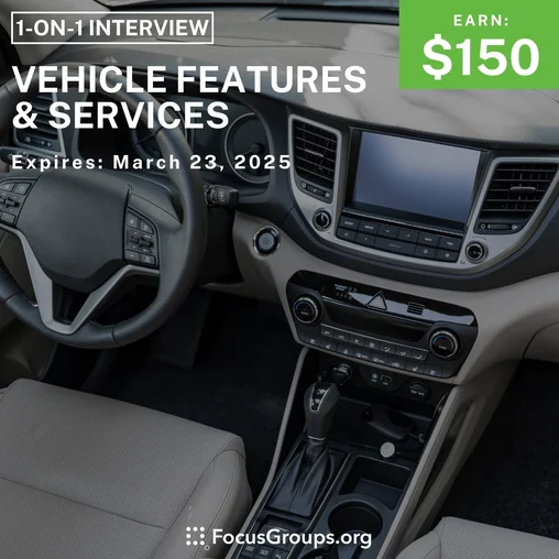 Research Study in Detroit on Vehicle Features & Services