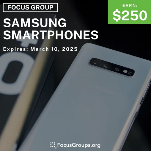 Focus Group in Chicago on Samsung Smartphones