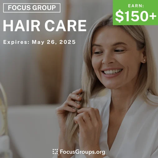 Focus Group for Women on Hair Care