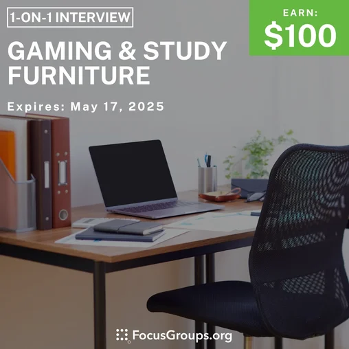 Research Study on Gaming & Study Furniture