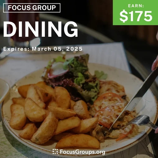 Focus Group in LA on Dining