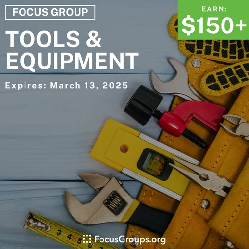 Focus Group on Tools & Equipment