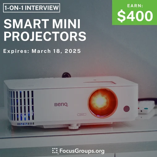 Research Study in NYC on Smart Mini Projectors