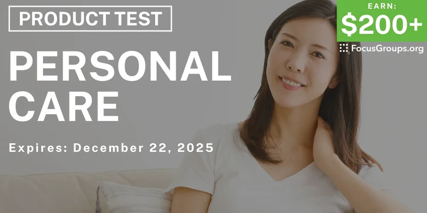 Product Test for Women in Tampa on Personal Care - $200+ - $200+ - 12/10/2025