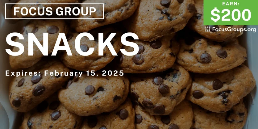 Focus Group for Parents in Charlotte on Snacks - $200 - 02/03/2025