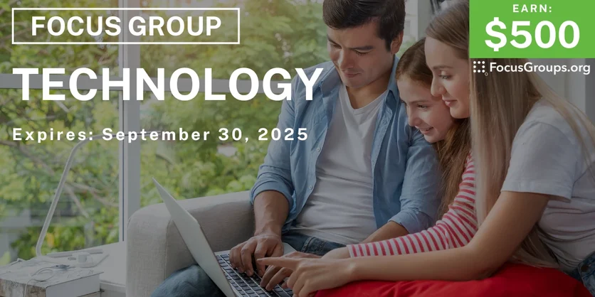 Focus Group for Parents in Denver & NYC on Technology - $500 - $500 - 09/18/2025