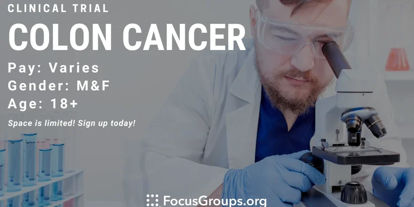 Clinical Trial on Colon Cancer - TBD - 12/09/2021