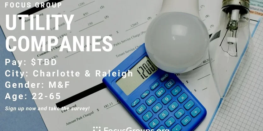 Focus Group on Utility Companies - TBD - 07/02/2023