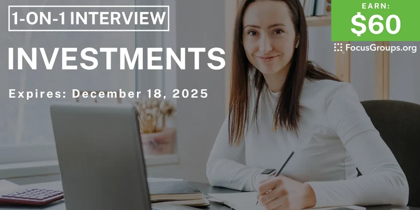 Research Study on Investments - $60 - $60 - 12/17/2025