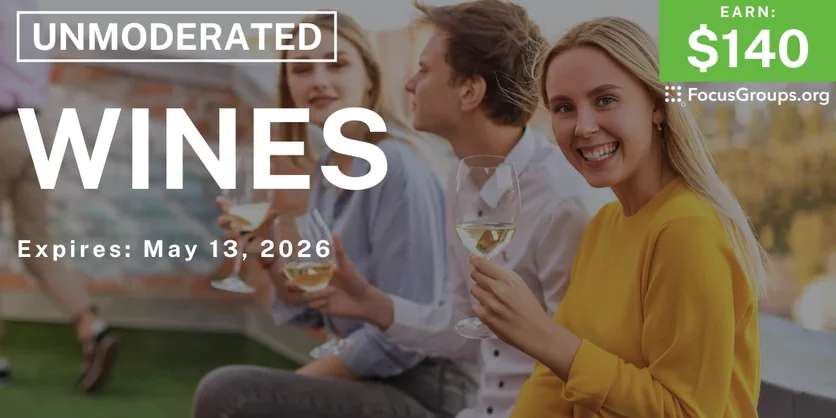 Research Study on Wines - $140 - $140 - 05/06/2026