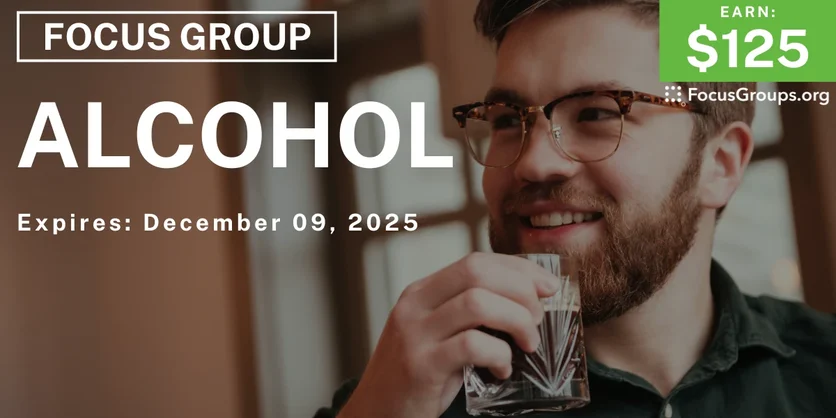 Focus Group in Denver on Alcohol - $125 - $125 - 12/03/2025