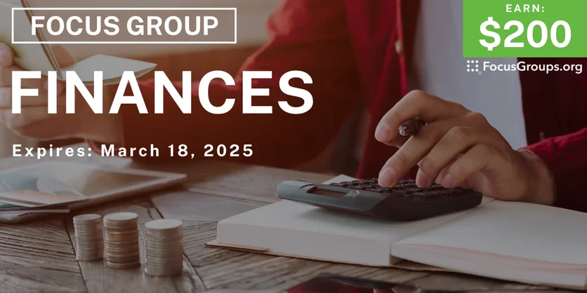 Focus Group in Columbus on Finances - $200 - 03/05/2025