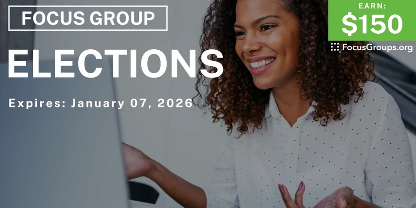 Focus Group in Michigan on Elections - $150 - $150 - 12/18/2025