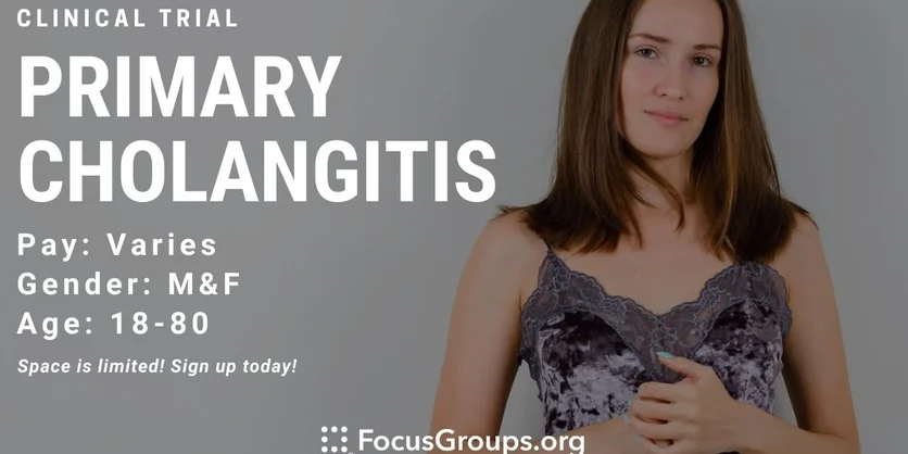 Clinical Trial on Primary Biliary Cholangitis or Primary Sclerosing Cholangitis - TBD - 11/30/2022