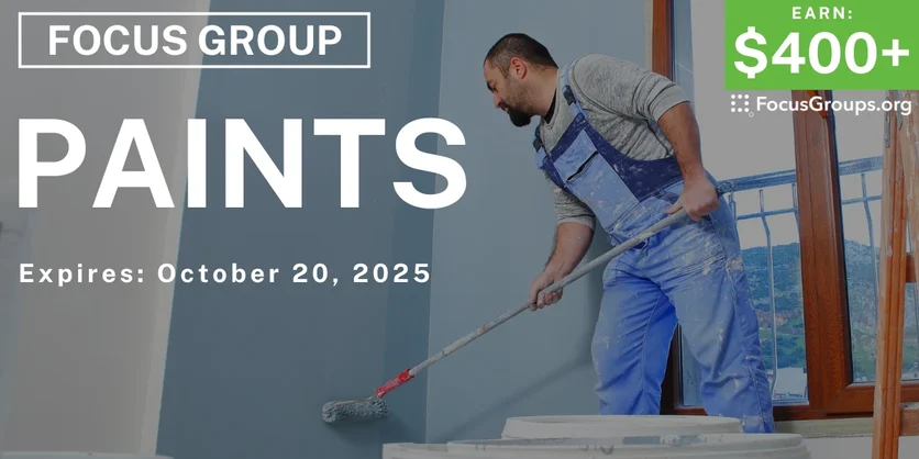 Focus Group in SF on Paints - $400+