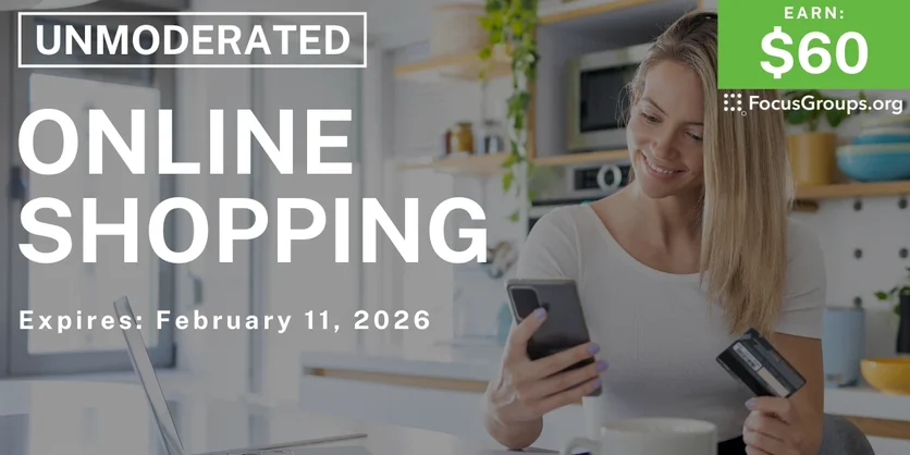 Research Study on Online Shopping - $60 - $60 - 02/06/2026