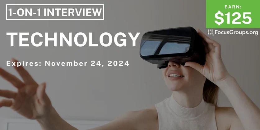 Research Study on Technology - $125 - 11/12/2024