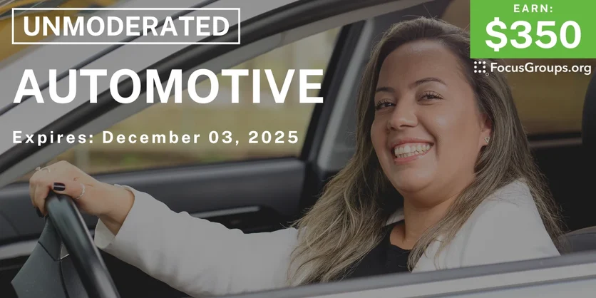 Research Study on Automotive - $350 - $350 - 11/21/2025