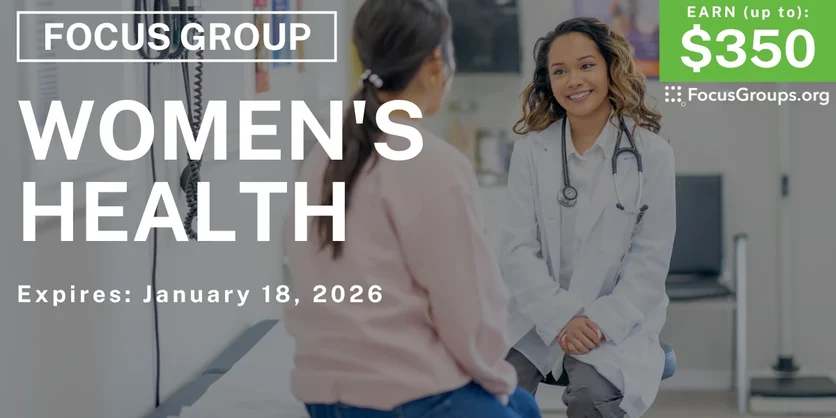 Women's Health Study in Milwaukee - up to $350 - up to $350 - 01/05/2026