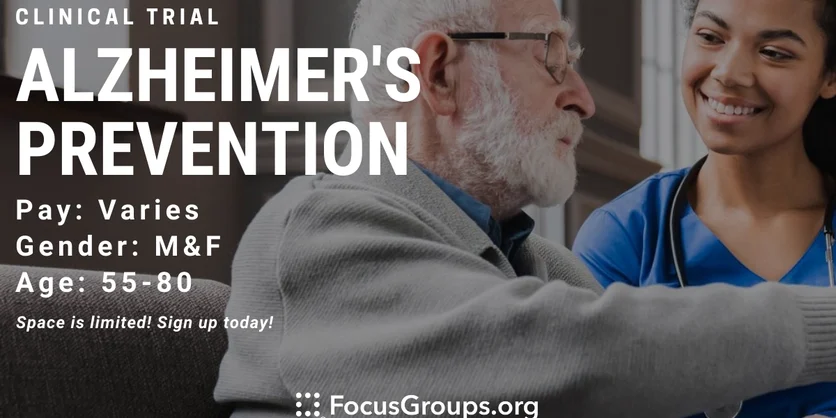 Clinical Trial on Alzheimer's Prevention - TBD - 05/21/2023