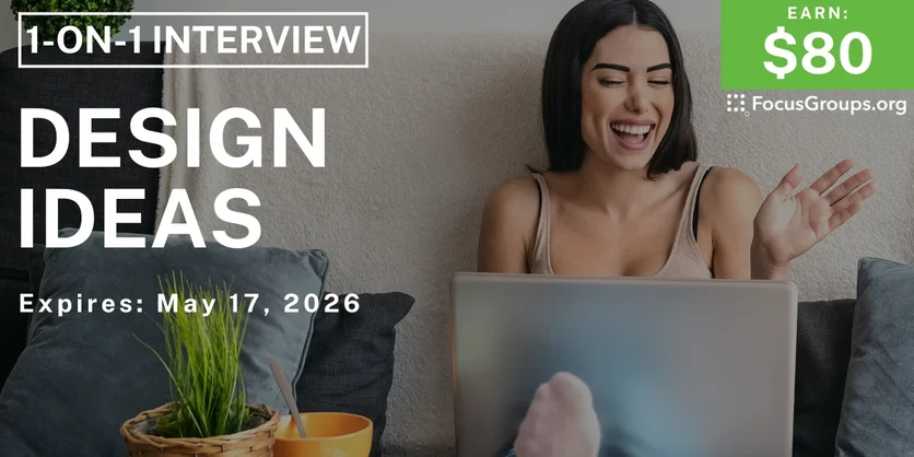 Research Study on Design Ideas - $80 - $80 - 05/12/2026