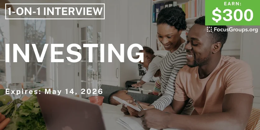 Research Study on Investing - $300 - $300 - 05/07/2026