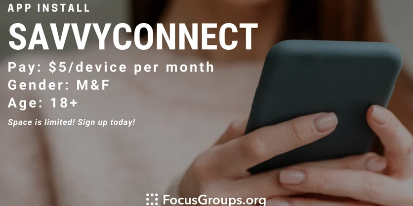 Survey Savvy Connect Study - App Install - TBD - 04/28/2023