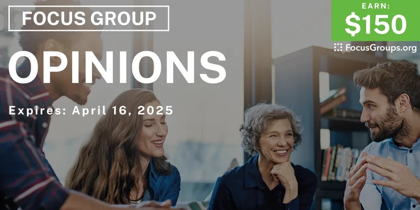 Focus Group for Parents in Texas on Opinions - $150 - 04/11/2025